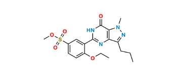 Picture of Sildenafil Methyl Sulfonate Ester Impurity