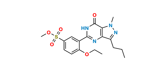 Picture of Sildenafil Methyl Sulfonate Ester Impurity