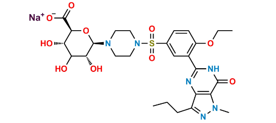 Picture of N-Desmethyl Sildenafil-N-β-D-Glucuronide