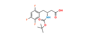 Picture of Sitagliptin Impurity 19 ((R)-Sitagliptin N-Boc-Acid Impurity)