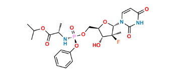 Picture of 2'-S-Fluoro Sofosbuvir alpha-Isomer