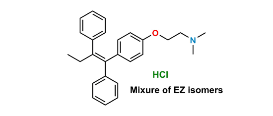 Picture of Tamoxifen mixture of EZ isomers HCl