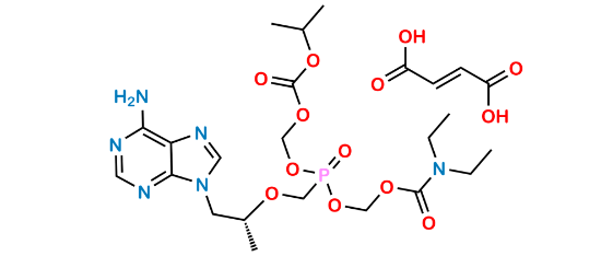 Picture of Diethylaminocarboxymethyl POC Tenofovir Fumarate