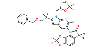 Picture of Acetonide O-Benzyl Tezacaftor