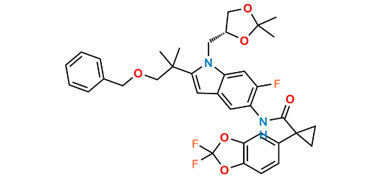 Picture of Acetonide O-Benzyl Tezacaftor