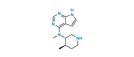 Picture of Tofacitinib Impurity (N-Des-(2-Cyanide-acetyl)-(3S,4R))