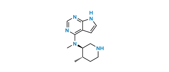 Picture of Tofacitinib Impurity (N-Des-(2-Cyanide-acetyl)-(3R,4S))