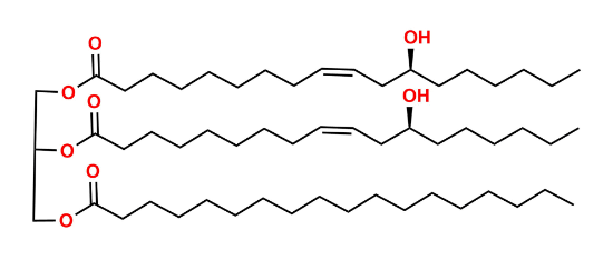 Picture of Diricinoleoyl-stearoyl-glycerol 