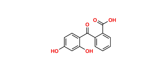 Picture of Aspirin Impurity (2-(2,4-Dihydroxybenzoyl)Benzoic Acid)