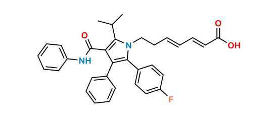 Picture of Atorvastatin 2,3,4,5-Dianhydro Acid