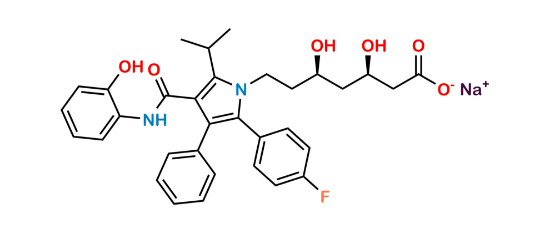 Picture of Atorvastatin 2-Hydroxy Analog Sodium salt