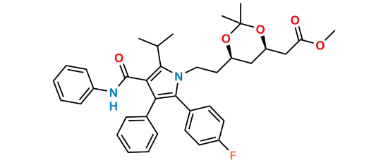 Picture of Atorvastatin Acetonide Methyl Ester