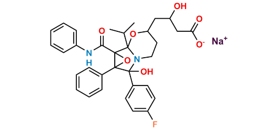 Picture of Atorvastatin Epoxy Pyrrolooxazin 6-Hydroxy Analog (USP) (SODIUM SALT)
