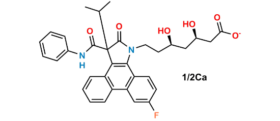 Picture of Atorvastatin Pyrrolidone Phenanthrene Calcium salt