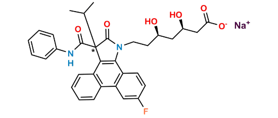 Picture of Atorvastatin Pyrrolidone Phenanthrene Sodium salt (R,R)