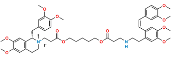 Picture of Atracurium Impurity A1 (trans-Monoquatenary) and A2 (cis-Monoquatenary) Mixture