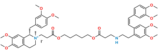 Picture of Atracurium Impurity A1 (trans-Monoquatenary) and A2 (cis-Monoquatenary) Mixture