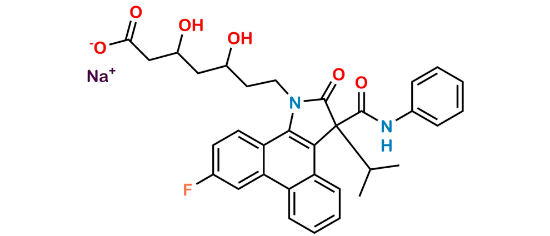 Picture of Atorvastatin Pyrrolidone Phenanthrene Sodium salt 