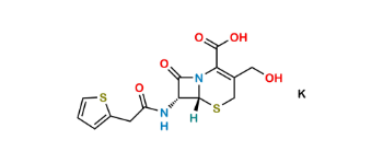 Picture of Cefalotin EP Impurity B Potassium salt