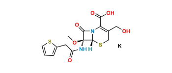 Picture of Cefoxitin EP Impurity A Potassium Salt