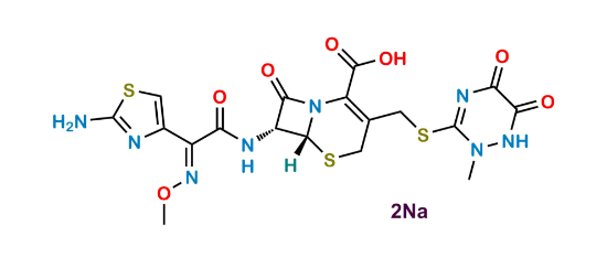 Picture of Ceftriaxone EP Impurity A Sodium Salt