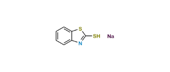Picture of Ceftriaxone Impurity MBT Sodium Salt