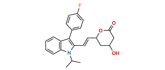Picture of Fluvastatin lactone (racemic mixture)