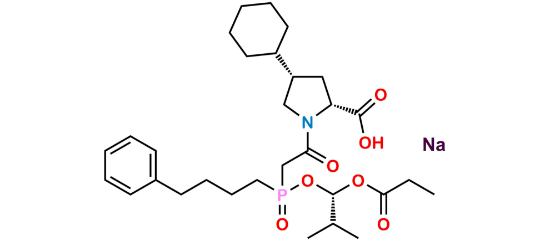 Picture of Fosinopril EP Impurity H (Na Salt)