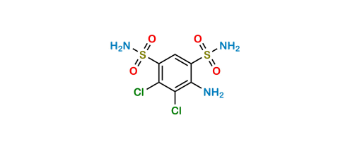 Picture of 6-chloro-4-nitroso-3,4-dihydro-2H-benzo[e][1,2,4]thiadiazine-7-sulfonamide 1,1-dioxide