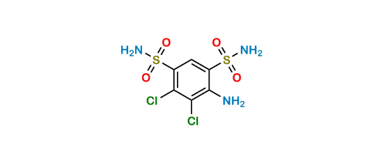 Picture of 6-chloro-4-nitroso-3,4-dihydro-2H-benzo[e][1,2,4]thiadiazine-7-sulfonamide 1,1-dioxide