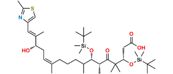 Picture of (3S,6R,7S,12Z,15S,16E)-3,7-Bis-{[tert-butyl(dimethyl)silyl]oxy}-15-hydroxy-4,4,6,8,12,16-hexamethyl-17-(2-methyl-1,3-thiazol-4-yl)-5-oxoheptadeca-12,16-dienoic Acid
