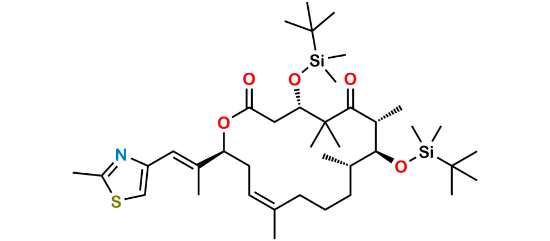Picture of (4S,7R,8S,9S,13Z,16S)-4,8-Bis-{[tert-butyl(dimethyl)silyl]oxy}-5,5,7,9,13-pentamethyl-16-[(E)-1-methyl-2-(2-methyl-1,3-thiazol-4-yl)ethenyl]oxocyclohexadec-13-ene-2,6-dione