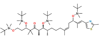 Picture of (3S,6R,7S,8S,12Z,15S,16E)-1,3,7,15-Tetrakis-{[tert-butyl(dimethyl)silyl]oxy}-4,4,6,8,12,16-hexamethyl-17-(2-methyl-1,3-thiazol-4-yl)heptadeca-12,16-dien-5-one