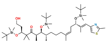 Picture of (3S,6R,7S,8S,12Z,15S,16E)-3,7,15-Tris-{[tert-butyl(dimethyl)silyl]oxy}-1-hydroxy-4,4,6,8,12,16-hexamethyl-17-(2-methyl-1,3-thiazol-4-yl)heptadeca-12,16-dien-5-one