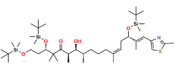 Picture of (3S,6R,7S,8S,12Z,15S,16E)-1,3,15-Tris-{[tert-butyl(dimethyl)silyl]oxy}-7-hydroxy-4,4,6,8,12,16-hexamethyl-17-(2-methyl-1,3-thiazol-4-yl)heptadecyl-12,16-dien-5-one