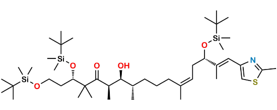 Picture of (3S,6R,7S,8S,12Z,15S,16E)-1,3,15-Tris-{[tert-butyl(dimethyl)silyl]oxy}-7-hydroxy-4,4,6,8,12,16-hexamethyl-17-(2-methyl-1,3-thiazol-4-yl)heptadecyl-12,16-dien-5-one