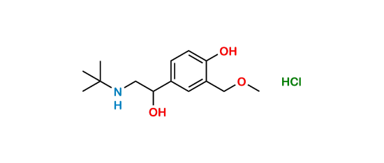 Picture of Salbutamol EP Impurity M Hydrochloride