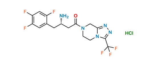 Picture of Sitagliptin Impurity E HCl (Sitagliptin S-Isomer HCl)