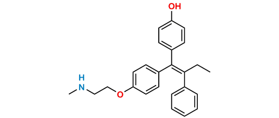 Picture of 4-Hydroxy-N-Desmethyl Tamoxifen