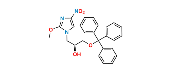 Picture of (S)-1-(2-methoxy-4-nitro-1H-imidazol-1-yl)-3-(trityloxy)propan-2-ol