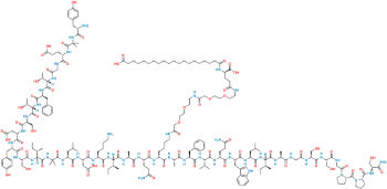 Picture of Des Pro Ala Tirzepatide Impurity
