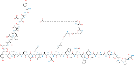 Picture of Des Pro Ala Tirzepatide Impurity