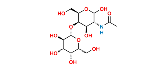 Picture of 2-Acetamido-2-deoxy-4-O-(β-D-galactopyranosyl)-D-galactopyranose