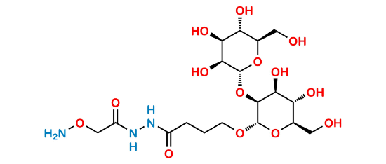 Picture of 3-[2-[2-(Aminooxy)acetyl]hydrazinocarbonyl]propyl 2α-mannobioside