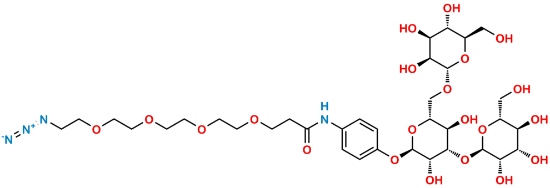 Picture of Azido-PEG4-carbonylaminophenyl 3,6-di-O-(α-D-mannopyranosyl)-α-D-mannopyranoside