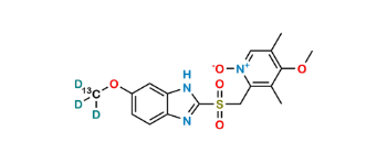 Picture of Omeprazole-13C,D3 Sulfone N-Oxide