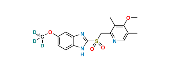 Picture of Omeprazole-13C,D3 Sulfone