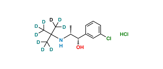 Picture of rac-Erythro-Dihydro Bupropion D9 HCl