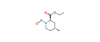 Picture of ethyl(2R,4R)-4-methyl-1- nitrosopiperidine-2-carboxylate 