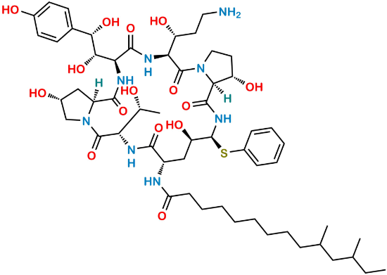 Picture of Caspofungin Phenylthio Amine Impurity